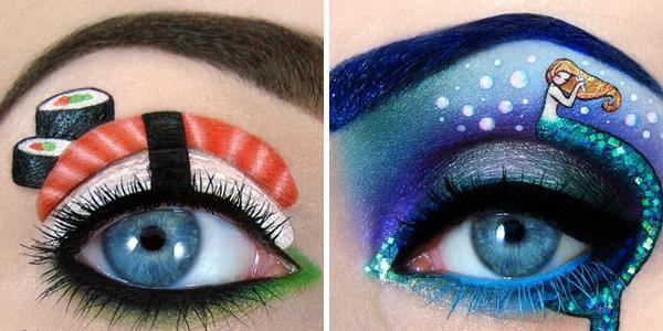 Luar Biasa! Dari Eyeshadow Biasa, Mereka Bisa Mengubahnya Menjadi Suatu Karya Seni
