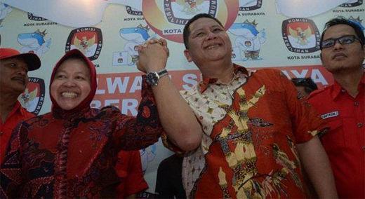 Debat Calon Walikota Surabaya, Risma-Whisnu Unggul