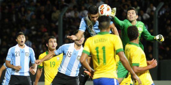 Laga Argentina Vs Brasil Berakhir Imbang