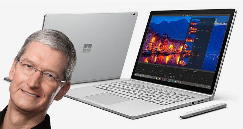 CEO Apple Cibir Surface Book Sebagai Perangkat Delusi