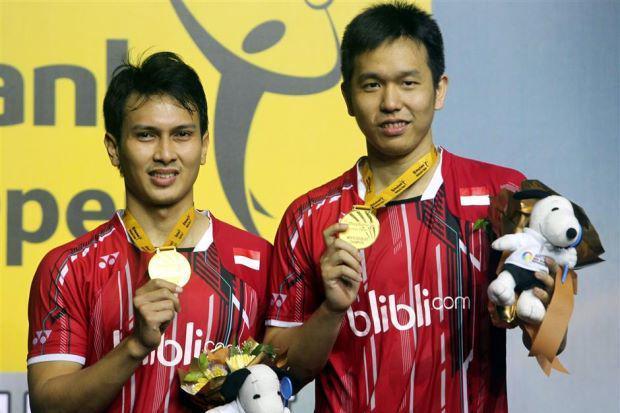 Detik-Detik Kemenangan Hendra/Ahsan di Super Series Finals 2015