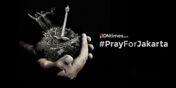 #PrayForJakarta Jadi Trending di Twitter