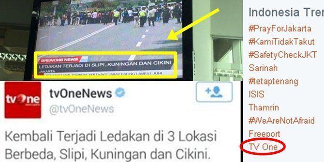 5 Media Ditegur KPI Karena Tayangkan Berita Hoax dan Gambar Mengerikan Soal Bom Sarinah