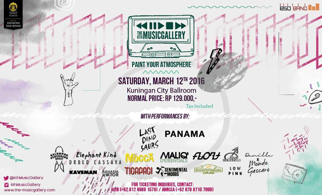 Belum Ada Rencana Weekend Ini? Yuk Ke 6th Music Gallery!
