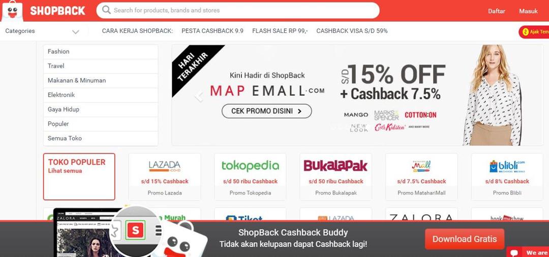 Pesta Cashback Nasional: Kamu Bisa Belanja Murah Rp 99 Cuma di Shop Back!