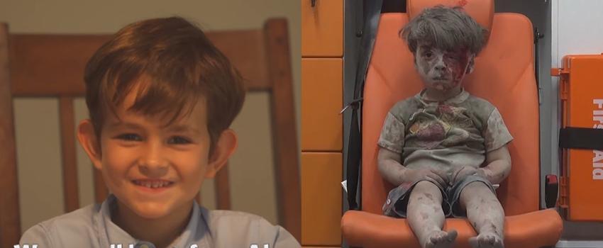 Anak 6 Tahun Ini Tawarkan Rumahnya untuk Omran – Si Kecil Korban Perang di Suriah