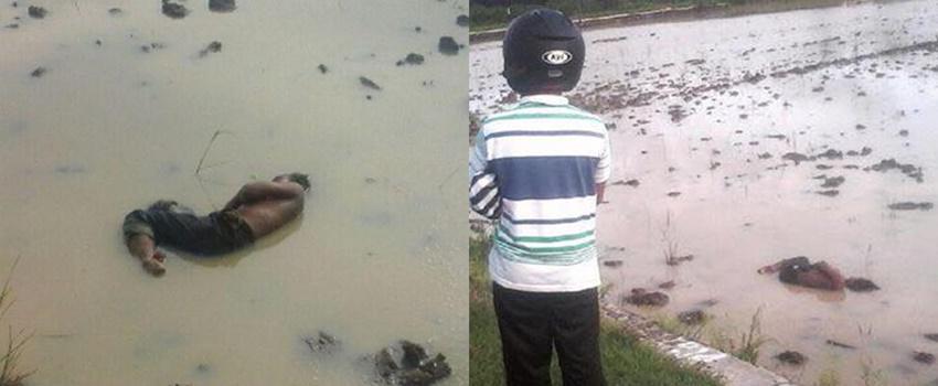 VIRAL: Warga Temukan Mayat di Sawah, tapi Ternyata...