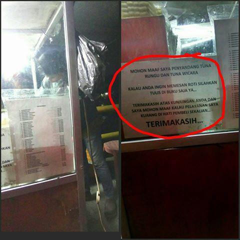 Meski Tunarungu dan Tunawicara, Pedagang Roti Ini Punya Cara Kreatif dalam Berbisnis