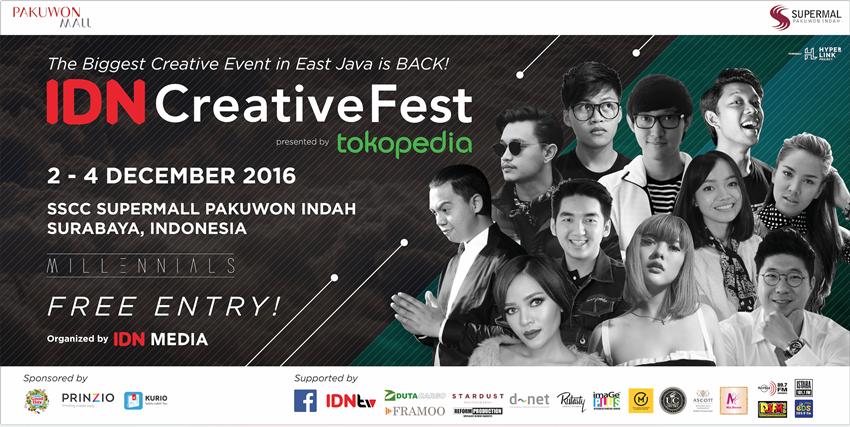 Dari Chandra Liow sampai Marischka Prudence, IDN CreativeFest Tampil Lebih Maksimal!