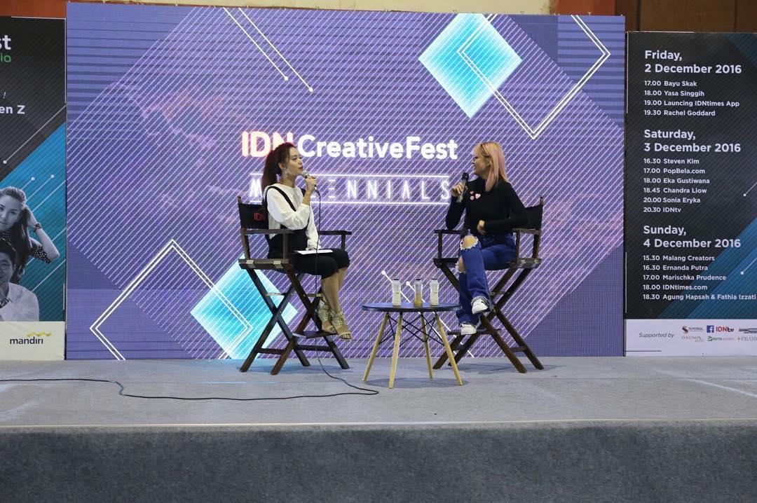 Fashion Blogger, Sonia Eryka, Juga Turut Memeriahkan IDN CreativeFest