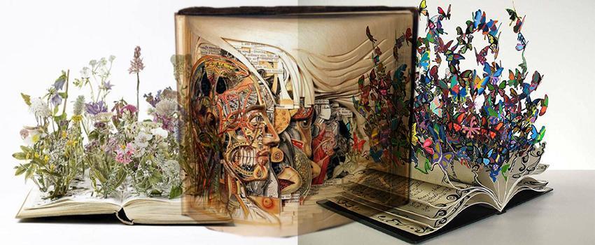 18 Karya Bercerita 3D Menakjubkan Ini Dibuat dari Buku-buka Lama Tak Terpakai Lho!