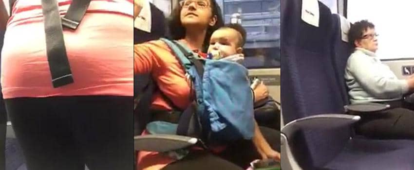 Wanita Ini Ditolak Duduk di Kereta Meski Membawa Anak, Menurutmu Itu Benar Atau Salah?
