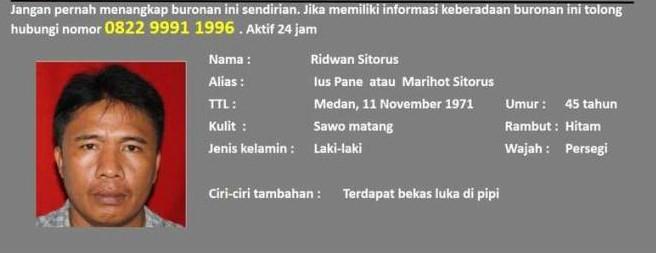 Sebarkan! Ini Ciri-ciri Buron Pelaku Pembunuhan Pulomas