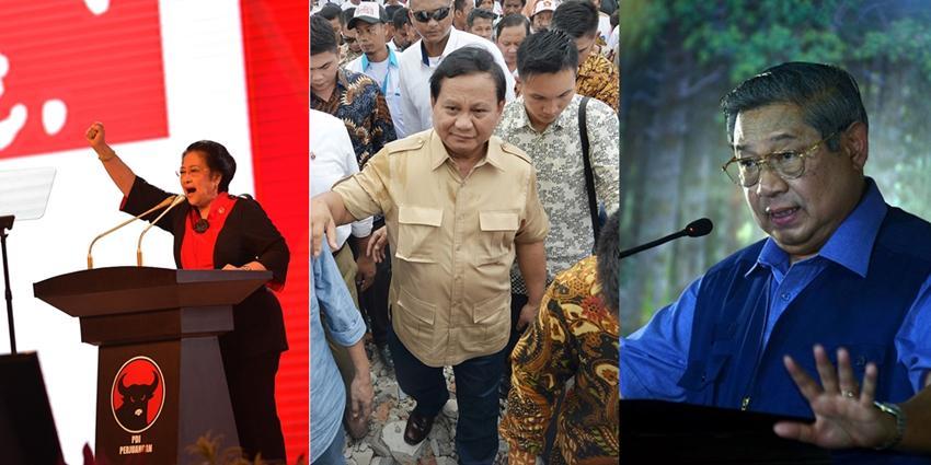Megawati dan Prabowo Siap Turun Gunung Menangkan Calonnya di Pilkada DKI, SBY Kapan?