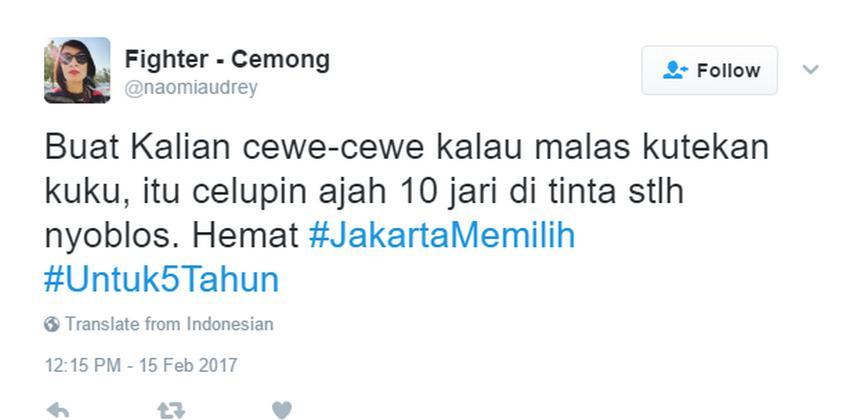 Netizen Ramai-ramai Semarakkan Pilkada Lewat #JakartaMemilih, Kocak dan Kreatif Abis!
