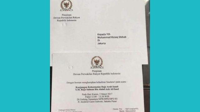 Undangan untuk Rizieq Shihab dalam Pidato Raja Salman Tersebar di  Dunia Maya