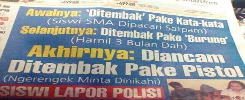 Mengenang Kembali Judul-Judul Koran yang Nyeleneh dan Kontroversial Lewat 14 Photo Berikut Ini