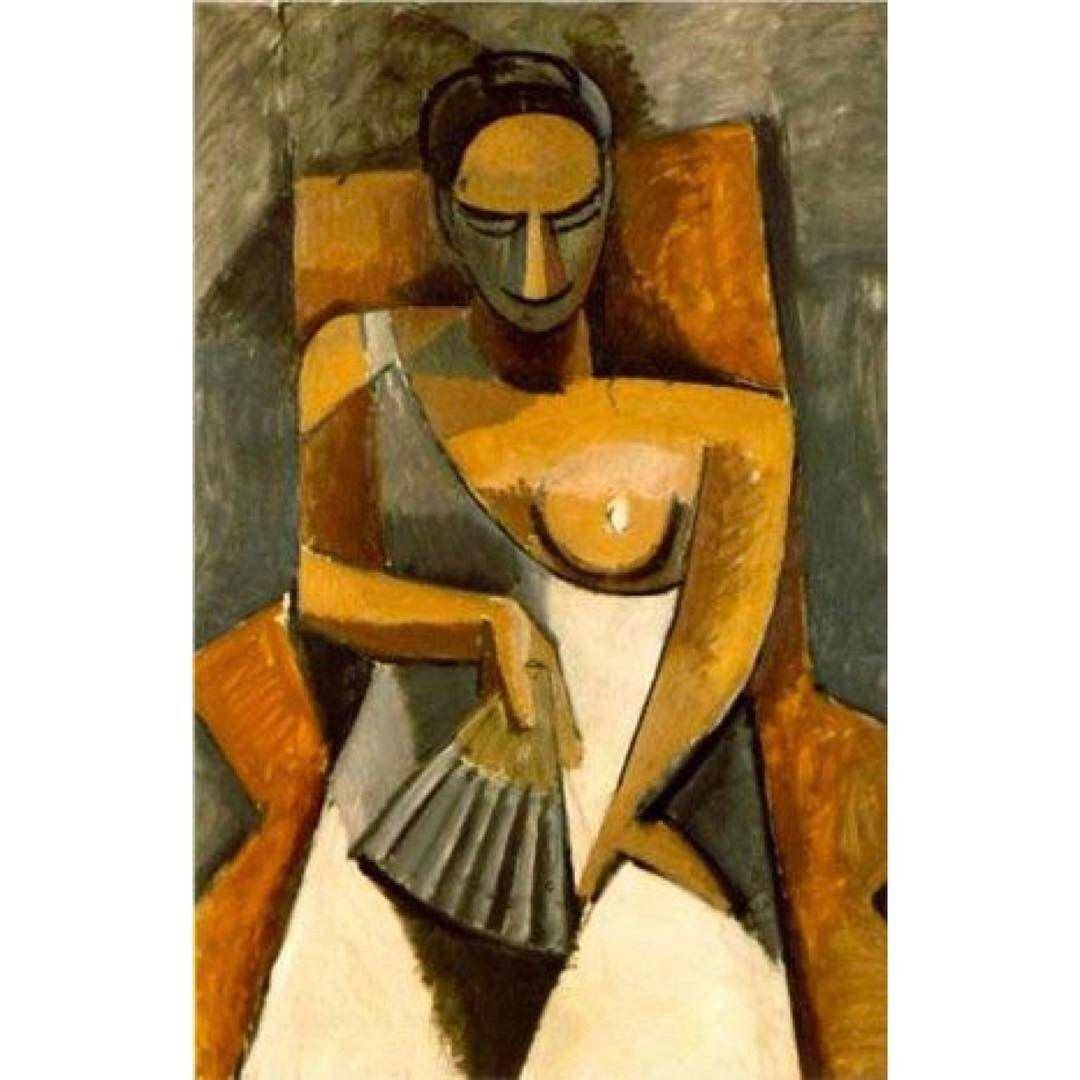 Woman with a Fan via pablopicasso.org