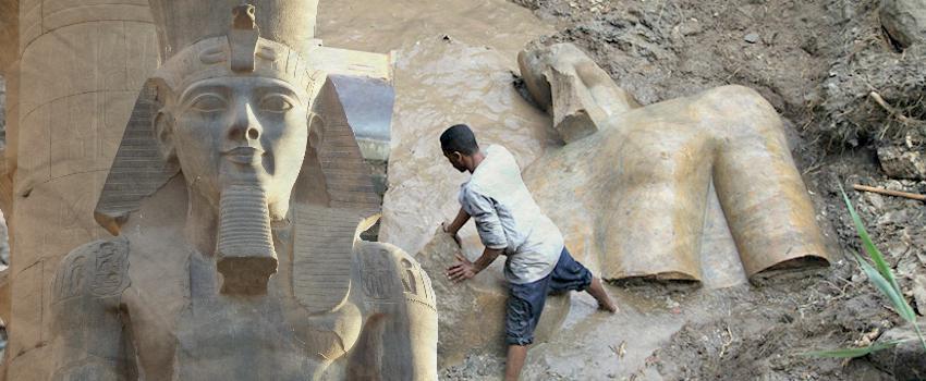 Patung Firaun Ramses II Usia 3000 Tahun Jadi Penemuan Terpenting Dunia