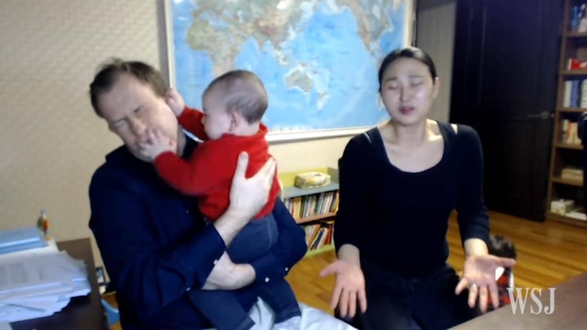 Siaran Langsungnya "Diganggu" Sang Anak, Profesor Ini Akhirnya Angkat Bicara