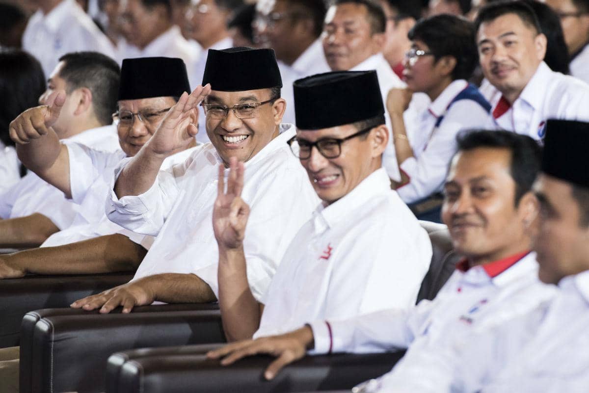 Anies Baswedan-Sandiaga Uno (ANTARA FOTO/M Agung Rajasa)