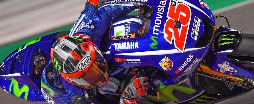 Pebalap Anyar Vinales Tercepat di Latihan Bebas 1 GP Qatar, Rossi Urutan Ke-9