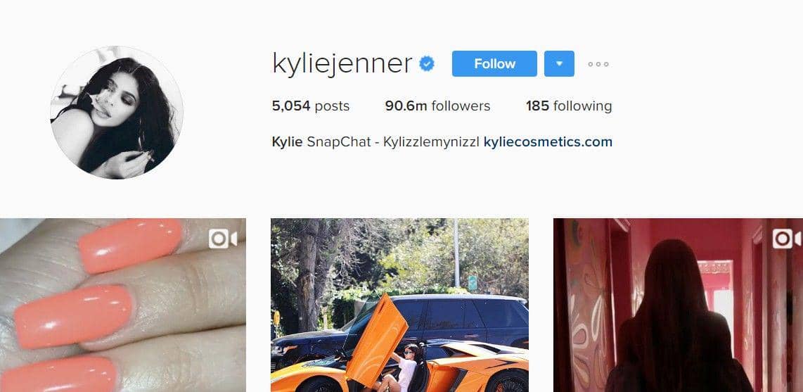 Instagram.com/kyliejenner/