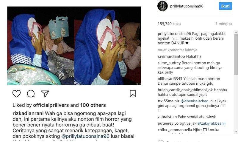 6 Foto Ketakutan Penonton "Danur" yang Bikin Kamu Mau Bilang "Ada-ada aja"