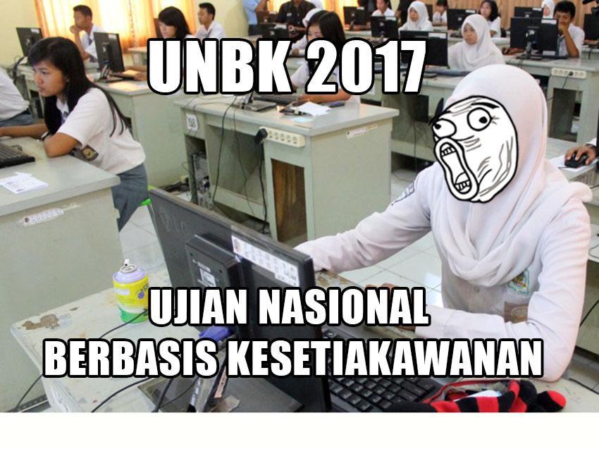 Ooh Ternyata Ini 14 Kepanjangan Kocak UNBK 2017 Menurut Para Netizen!