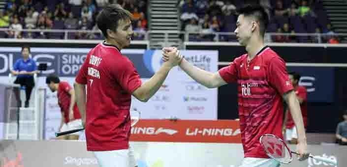 Kevin-Marcus Melaju ke Semifinal Singapore Open Super Series 2017