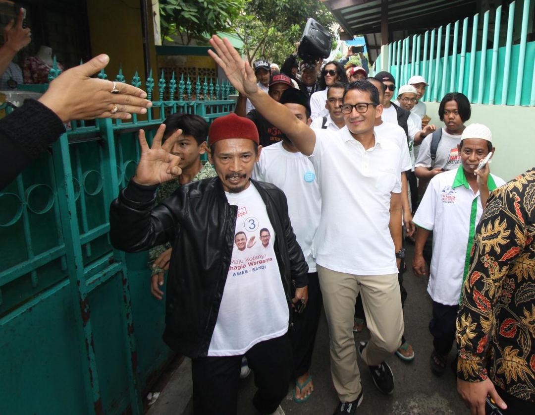 Sandiaga Menangis Saat Kampanye, Mengapa?
