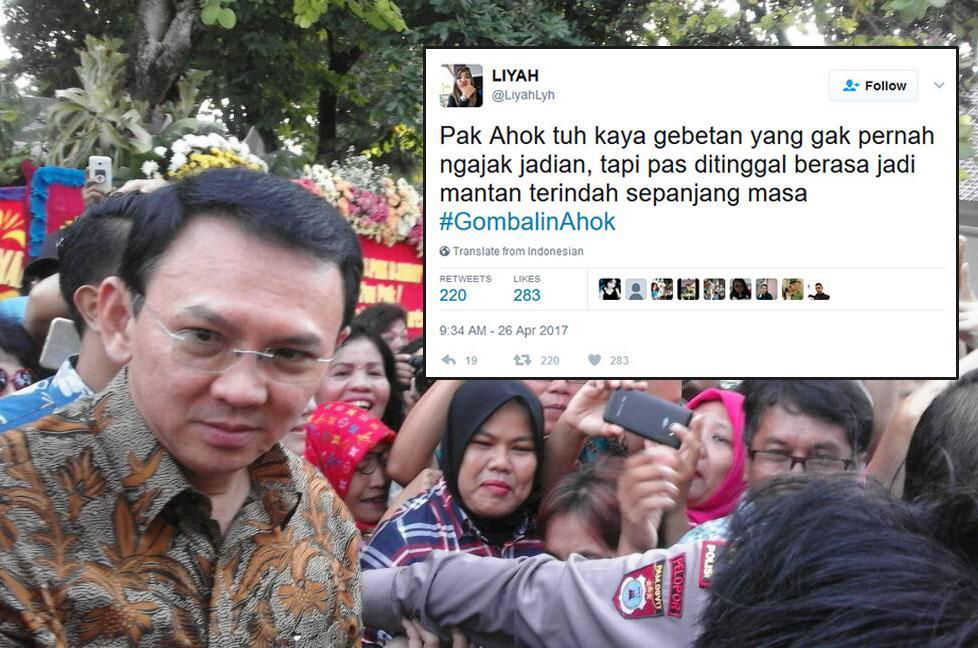 Netizen Ramai-ramai #GombalinAhok di Twitter, Bikin Baper Sekaligus Kocak!