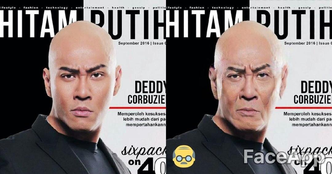 Kumpulan Foto Wajah Para Artis Setelah Menggunakan FaceApp