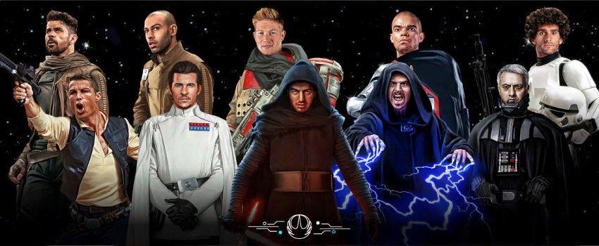 10 Pesepak Bola Dunia Menjadi Karakter Film Star Wars. Siapa yang Jadi Darth Vader?