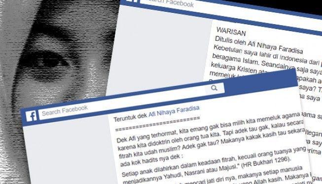 Untuk Afi Nihaya Faradisa: Mari Kita Luruskan Persoalan "Agama Warisan"