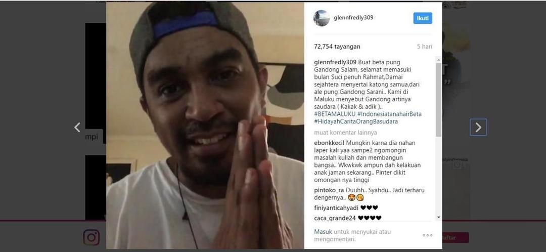 Glenn Freedly Melantunkan Shalawat, Suaranya Bikin Hati Adem!