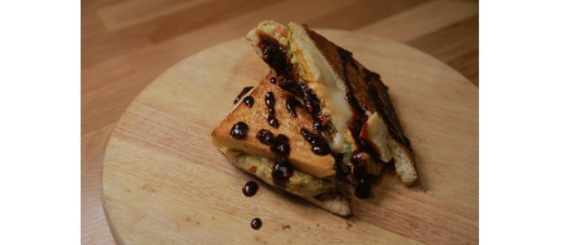 Hot Chili Sandwich a la IDN TV Yummy!