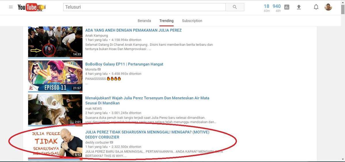 Deddy Corbuzier Youtube Chanel