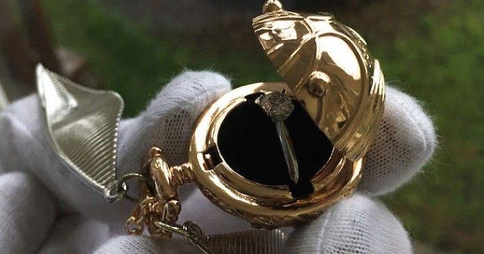 Keren! Kotak Cincin Berbentuk 'Snitch' Harry Potter, Mau?