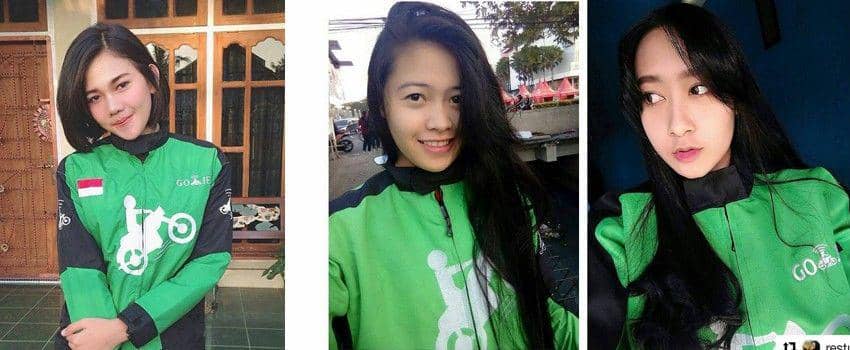 Kalau Tukang Ojeknya Seperti 9 Perempuan Ini, Mau Diboncengi Gak?