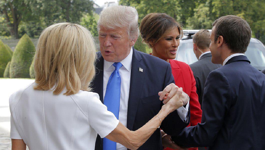 Komentari Bentuk Tubuh Ibu Negara Prancis, Trump Dikecam