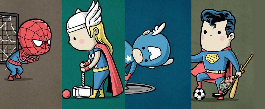 Apa yang Akan Terjadi Jika Super Hero Jadi Atlet?