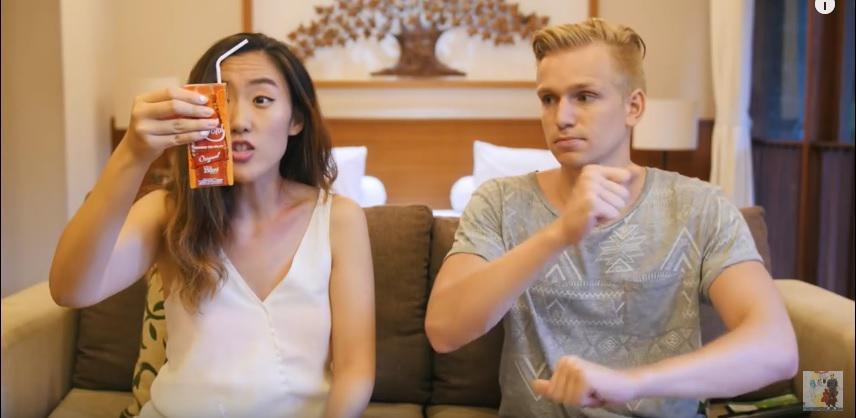 VIDEO: Reaksi Kocak Bule Saat Mencoba Minuman Asli Indonesia