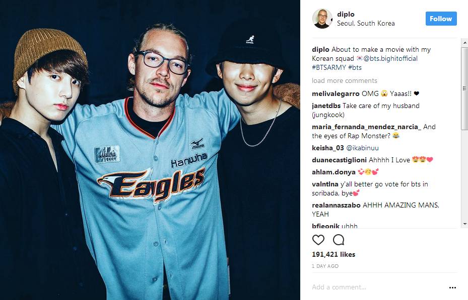 Instagram : @diplo