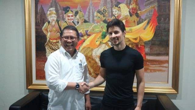 CEO Telegram, Pavel Durov, Bertemu Menkomifo. Ini Hasil Kesepakatannya