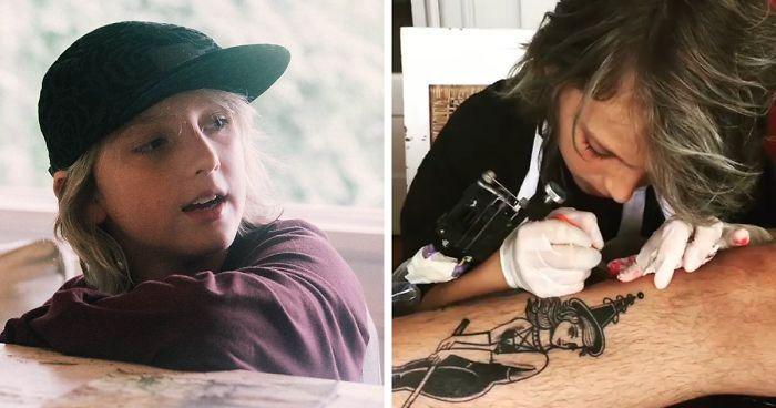 Kenalin, Gadis Usia 12 Tahun Jadi Tatto Artist Profesional