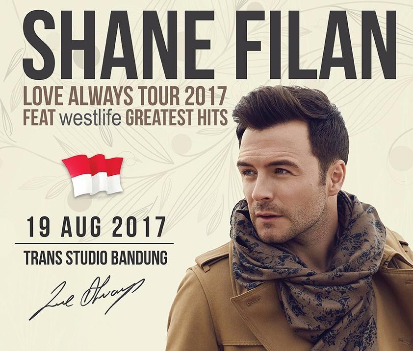 Shane Filan Gelar Konser 'Love Always' di Bandung, Siap-siap!