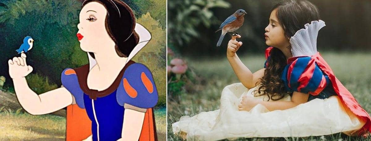 Bikin Gemas, Gadis 3 Tahun Tirukan 14 Gaya Karakter Disney