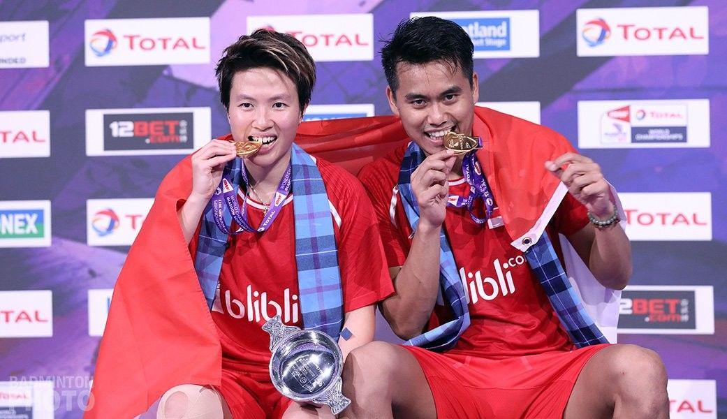 Owi & Butet Menang Telak di Final Kejuaraan Dunia Bulu Tangkis 2017