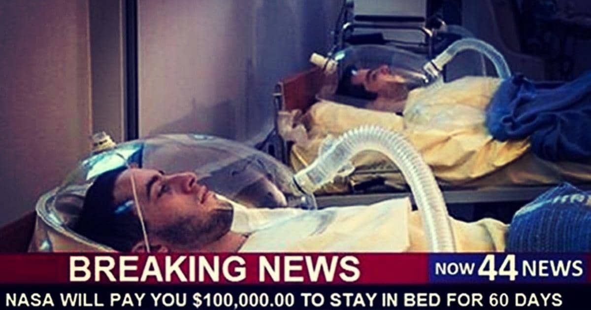 Wow, Nasa Gaji Rp 1,3 Miliar Untuk Berbaring di Kasur Selama Dua Bulan